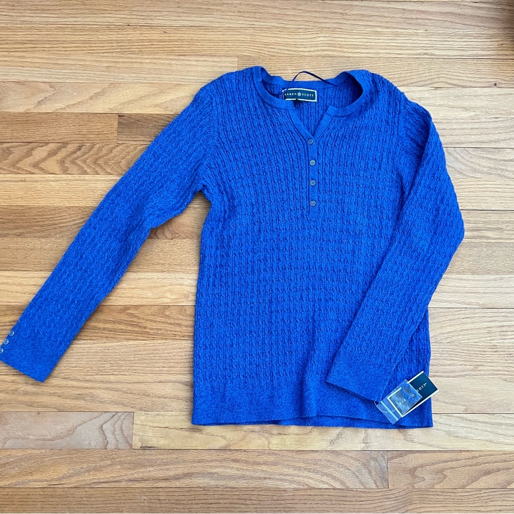 Women’s Karen Scott Long Sleeve Sweater